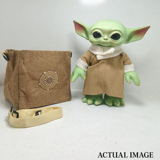 Grogu (The Child) 11-Inch Collectible Figure with Carry Satchel – Inspired by The Mandalorian
