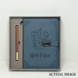 Harry Potter Premium Wizard Journal | Leather Notebook & Pen Gift Set
