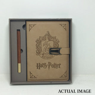 Harry Potter Premium Wizard Journal | Leather Notebook & Pen Gift Set