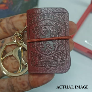 Mini Wizard Diary Keychain – House Edition Collectible Charm