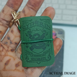 Mini Wizard Diary Keychain – House Edition Collectible Charm