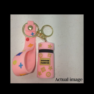 Cute Bottle Purse Style Keychain
