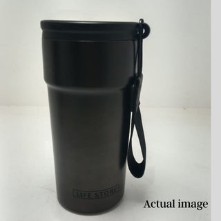 Aesthetic Stainless Steel Travel Mug With Straw
