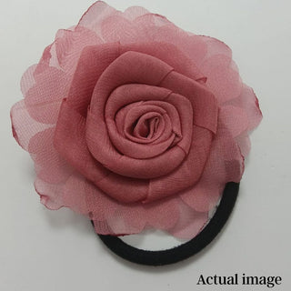 Fabric Rose Hair Tie For Women
