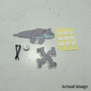 चल स्केटबोर्डिंग पांडा कार आंतरिक सजावट 