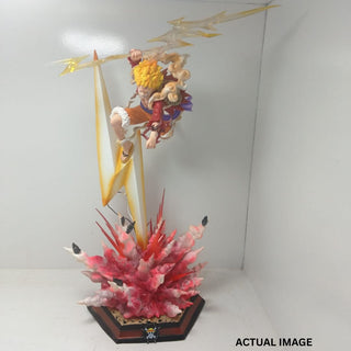 Nika Luffy LED Light-Up Statue (46cm) — Lightning Effect Action Figure Collectible
