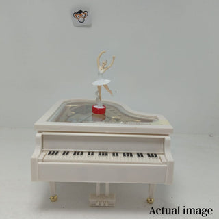 Twirling Notes Ballerina Music Box - Grand Piano Style Musical Gift