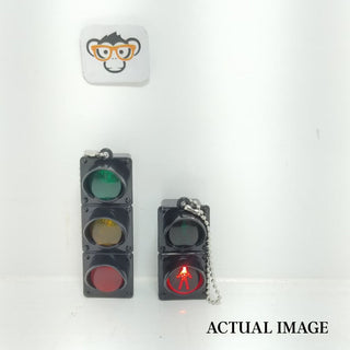 Traffic Light Keychain with LED Lights