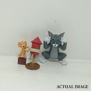 Tom n Jerry Firework Fiasco Figurine Set – Cartoon Collectible