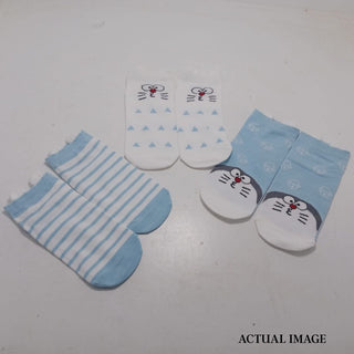 रंगीन डोरेमोन मोजे | प्यारी बिल्ली मोजे