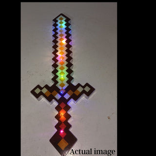 Minecraft Pixel LED Diamond Sword

