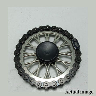 Metal Chain Wheel Fidget Spinner
