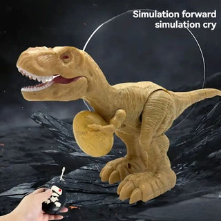 Remote Control Dinosaur Toy With Egg Roaring Action
