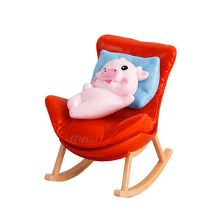 Rocking Chair Animal Mini Figure