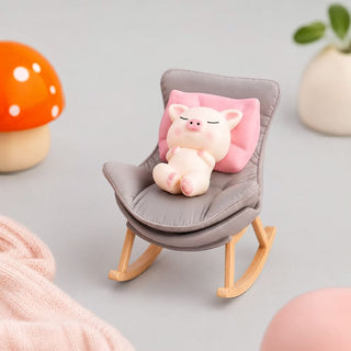 Rocking Chair Animal Mini Figure