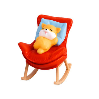 Rocking Chair Animal Mini Figure