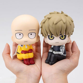 Saitama n Genos Sitting Figures