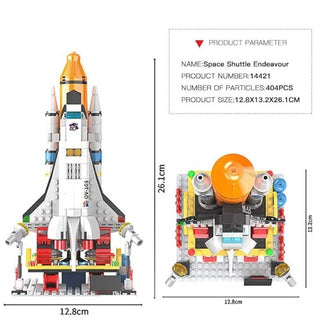 Space Shuttle Rocket Launch Building Blocks Set 404 Pieces