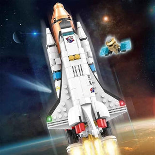 Space Shuttle Rocket Launch Building Blocks Set 404 Pieces