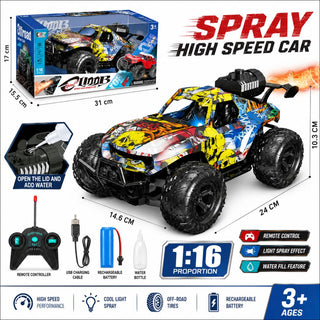 Speed Climb Spray Mist Remote Control Off Road Truck