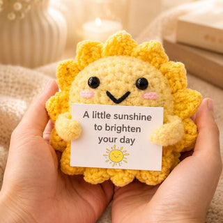 Sunshine Crochet Keychain