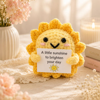 Sunshine Crochet Keychain