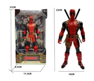 Super Hero Action Figure: 9 inch Moveable Joints - Deadpool