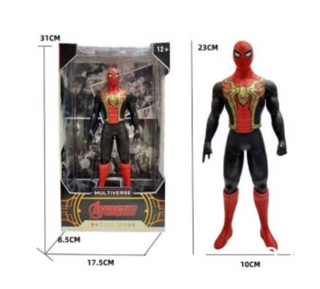 Super Hero Action Figure: 9 inch Moveable Joints - SpiderMan A