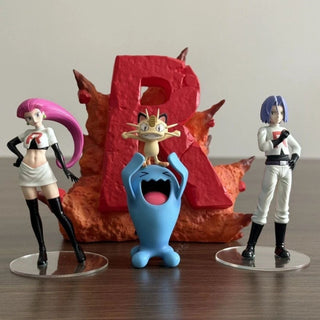 Team Rocket LED Lamp with Figures