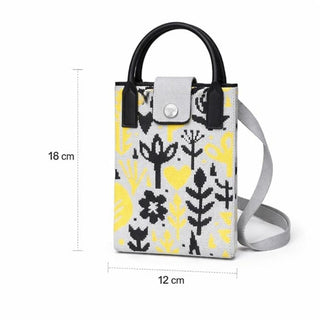 Woven Phone Holder Tote - 7