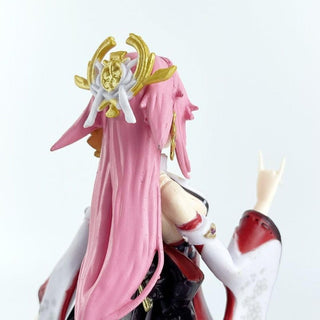 Yae Miko Guuji Of Grand Narukami – Inazuma’s Fox Envoy Arrives Back View