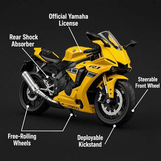 Yamaha YZF-R1 1:18 Scale Die-Cast Metal Bike