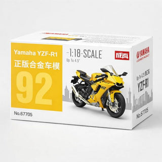 Yamaha YZF-R1 1:18 Scale Die-Cast Metal Bike