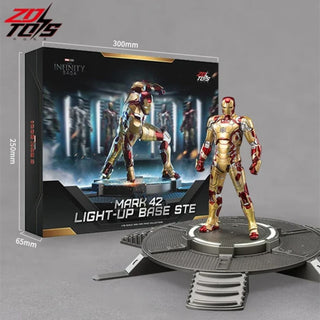 ZD Toys Iron Man Mark 42 Light-Up Base Set 