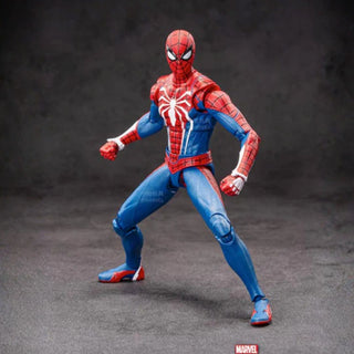 ZD Toys Spider-Man action 1950-01 figure in red and blue costume on a dark background