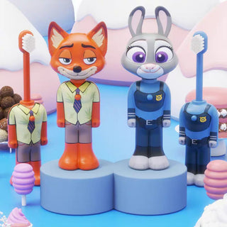 Zootopia Character Kids Toothbrush | Soft Brush with Cover 2