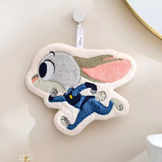 Zootopia Judy Hopps &amp; Nick Wilde Character Hand Towels