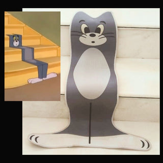 Cartoon Cat Rug for Stairs | Funny Tom Cat Mat