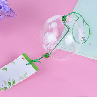 Glass Hanging Wind Chime | Cherry Blossom Blessing Bell