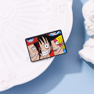 The Straw Hat Captain Lives On! Luffy One Piece Enamel Pin