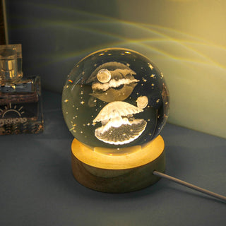 Pretty Fish Crystal Ball Night Light