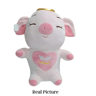 Plush Pig with Halo | Soft and Squishy Pig Toy