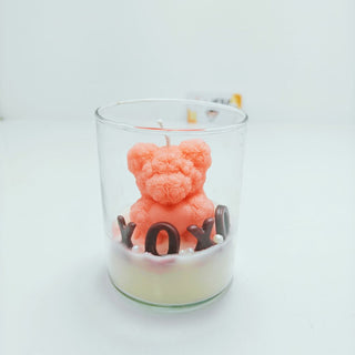 XOXO Glass Candle – A Hug in Every Glow!