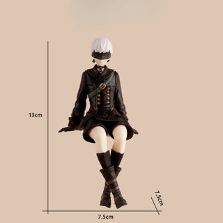 Elegant Android Warrior – Premium Battle-Ready Anime Figurine