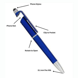 Multipurpose stylus pen With PhoneStand [3 in 1 Functions]