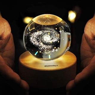3D Galaxy / Nebula Crystal Lamp