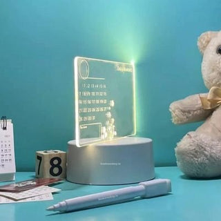 Acrylic Calendar Lamp - 3D Illusion Lamp
