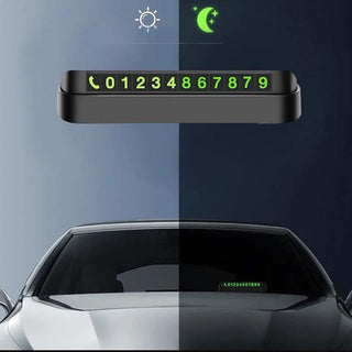 Phone Number Display for Car Parking