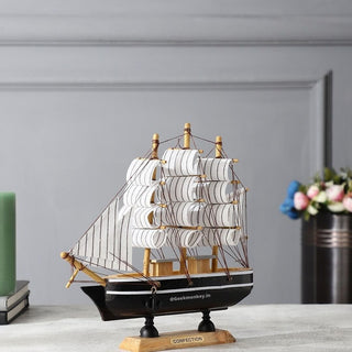 O Captain - Wooden Sail Boat Model