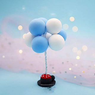 Colorful Balloon Bunch for Car DashBoard/Home Decor/Birthday Party/showpiece